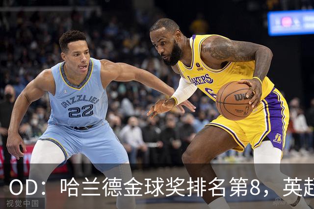 OD：哈兰德金球奖排名第8，英超5人入选